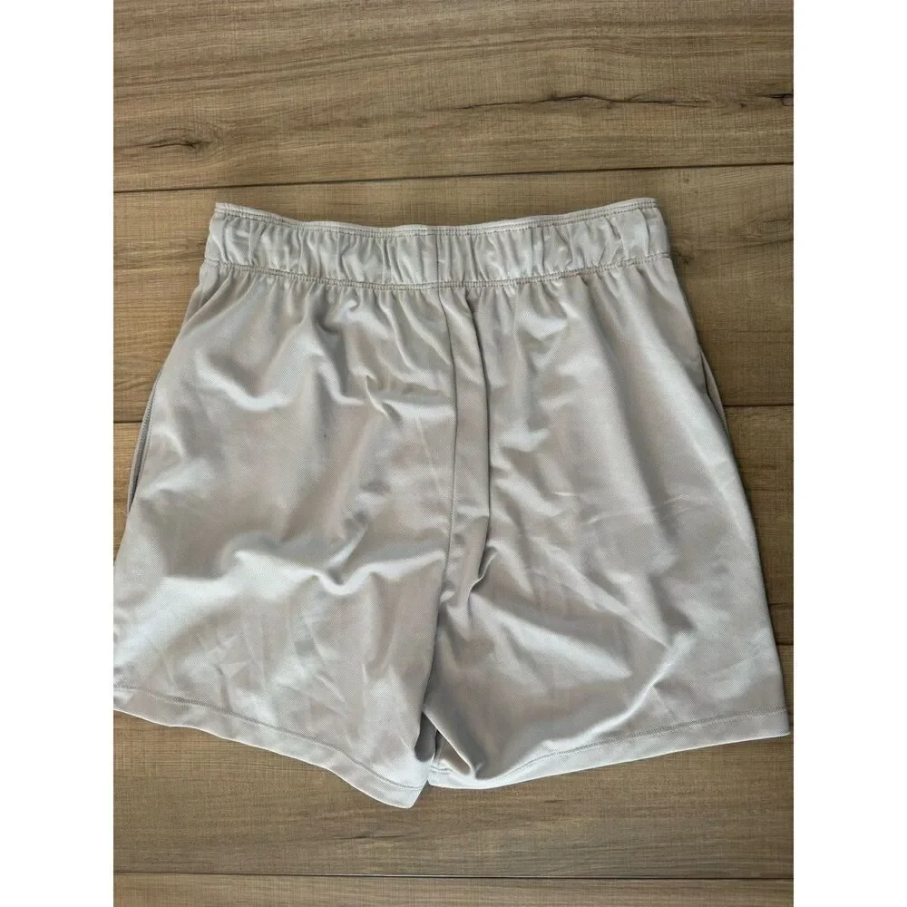 Nike Women's Dri-FIT Loose Fit ‎ Training Shorts S Small Grey 2 Side pockets NWT